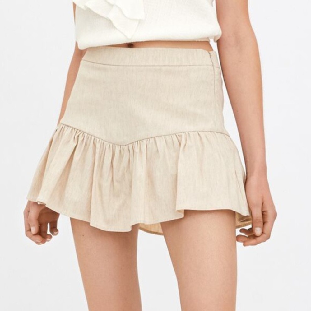 Zara Beige Skort